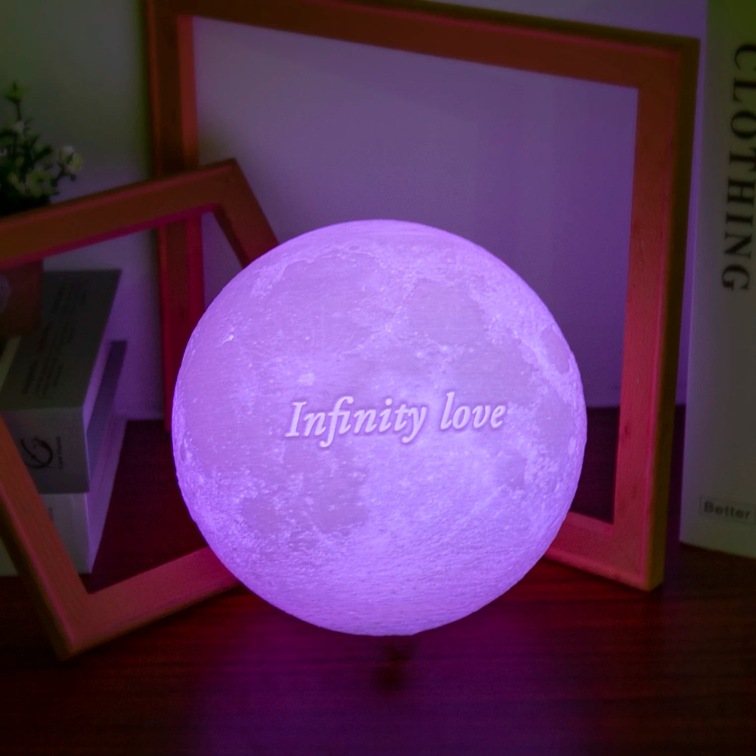 Personalized 3D Printing Moon Lamp - Diachris