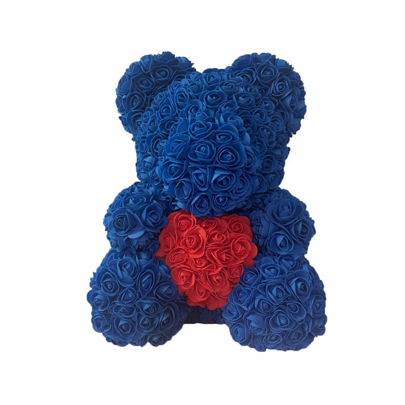 25cm 40cm Rose Bear Heart Artificial - Diachris