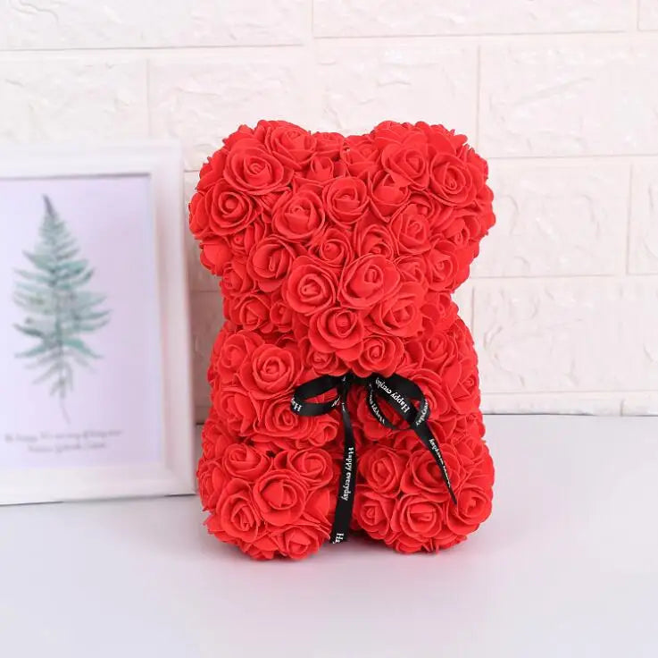 Artificial Flowers 25cm Rose Bear - Diachris