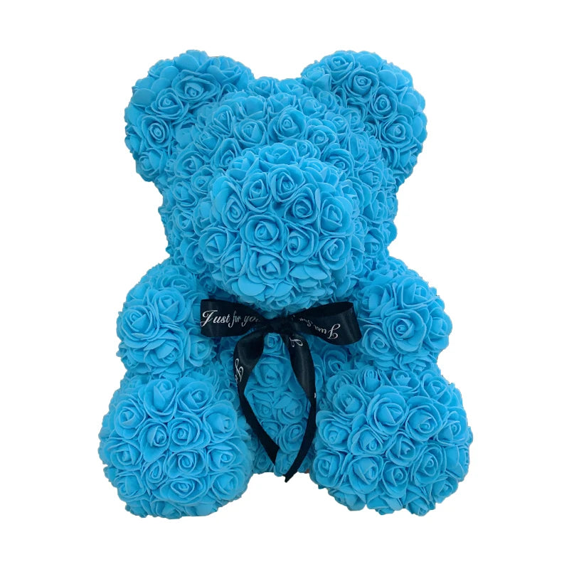 25cm 40cm Rose Bear Heart Artificial - Diachris