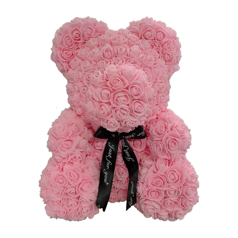 25cm 40cm Rose Bear Heart Artificial - Diachris