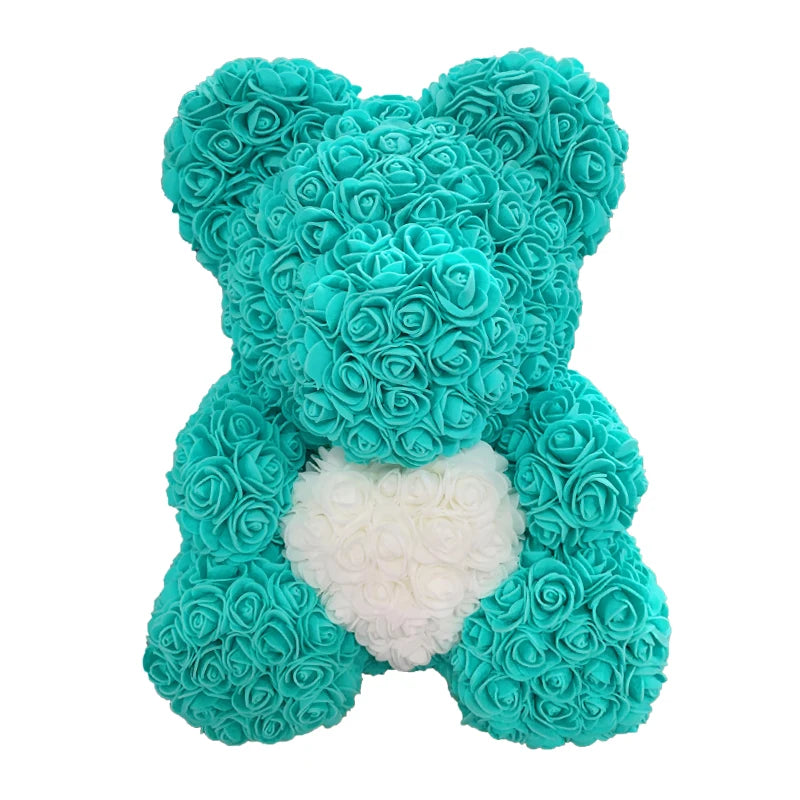 25cm 40cm Rose Bear Heart Artificial - Diachris