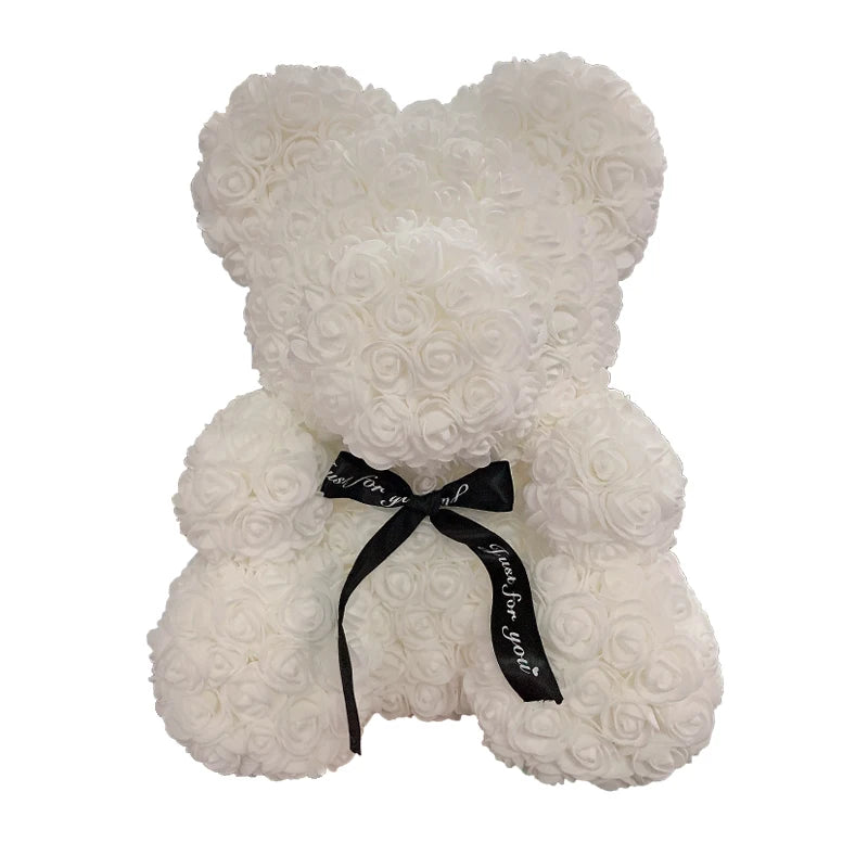 25cm 40cm Rose Bear Heart Artificial - Diachris