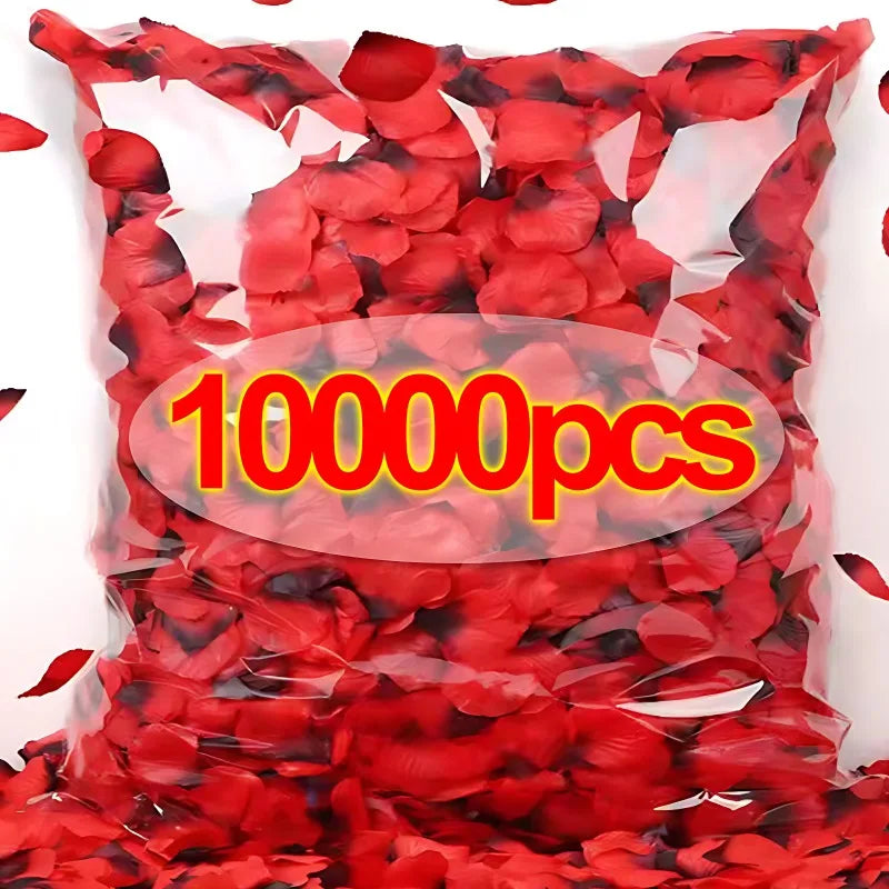 Lots Artificial Fake Rose Petals Red Roses , Valentine'S Day - Diachris