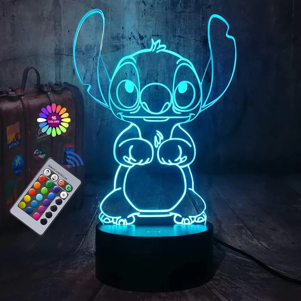 3D Illusion Stitch Night Light - Diachris