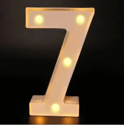 Number Letter Lamp Luminous Alphabet LED Lights Decororation Night Light - Diachris