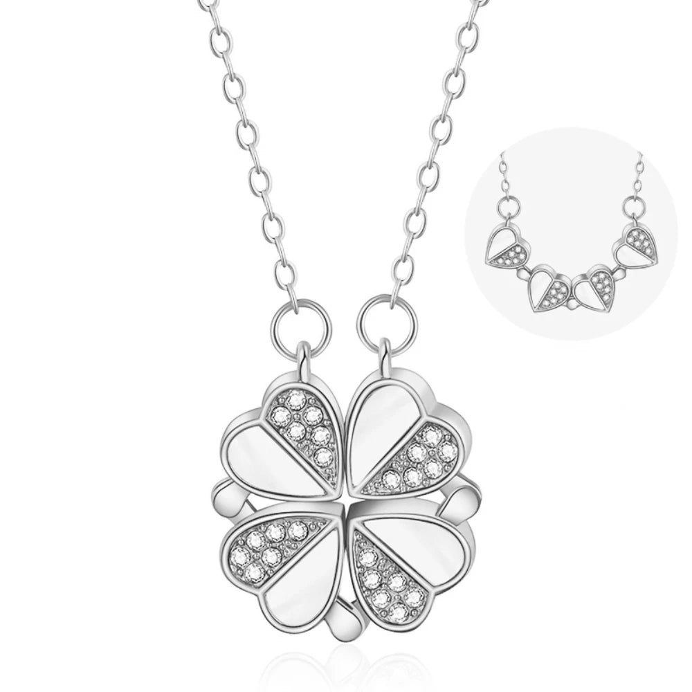 316L Stainless Steel Love Magnetic Pendant Necklace - Diachris