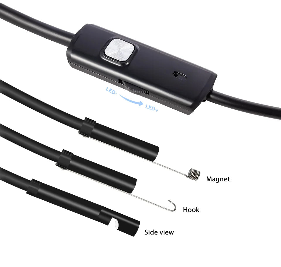 7MM Android Endoscope Camera 3 IN1 Micro USB Type C - Diachris