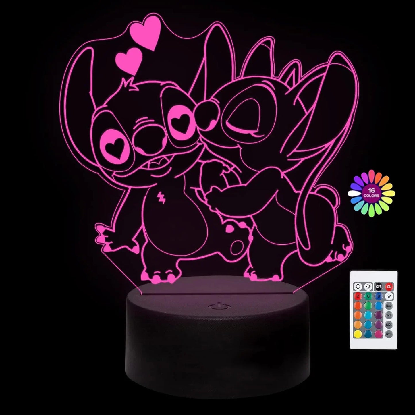 3D Illusion Stitch Night Light - Diachris