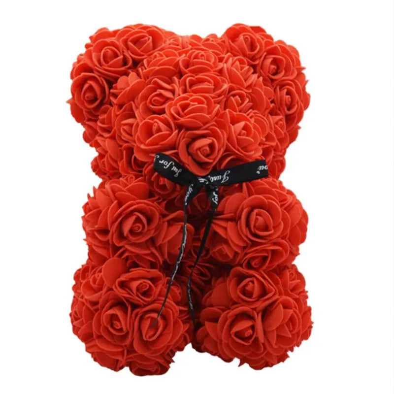 Artificial Flowers 25cm Rose Bear - Diachris