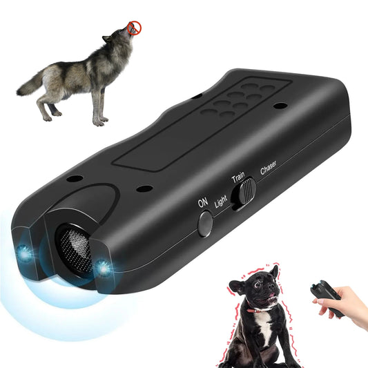 3in1 Dog Training Device Repel Animals Pets Dog Trainer